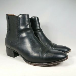 Frye Dara Chelsea Black Ankle Boots